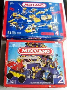 Meccano Set No 2 & 4. Construction Set. motorised french meccano 1980 /90s - Picture 1 of 9