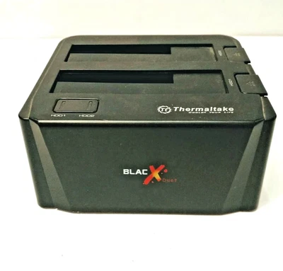 BLACK DUET THERMALTAKE 2.5" / 3.5" SATA HDD ESATA & USB DOCKING STATION ST0014U - Image 1 of 4