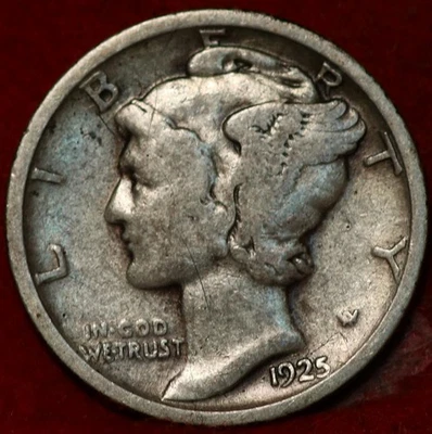 1925 Philadelphia Mint Silver Mercury Dime - Image 1 of 2