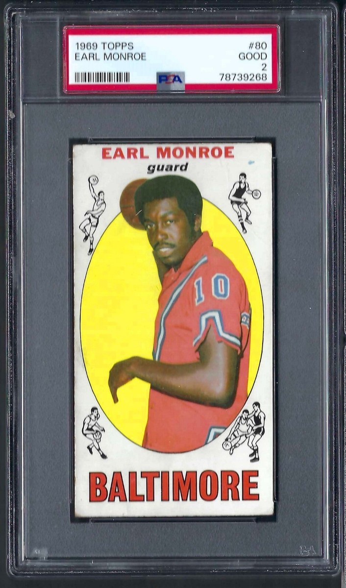 Topps Earl Monroe Basketball Rookie Sports Trading Cards
