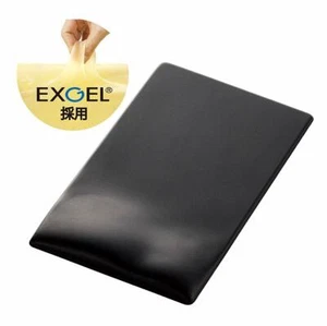 ELECOM FITTIO mouse pad Low black MP-115BK JAPAN - Picture 1 of 4