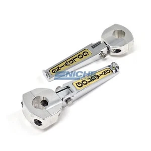 Gold Wing Custom Deluxe Highway Foot Rests Pegs Front Cruiser Aluminum - Picture 1 of 2