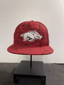 Arkansas Razorbacks Zephyr Original Snapback Hat Cap Adjustable Flat Bill - Picture 1 of 5