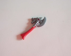 PLAYMOBIL (L2340) MOYEN-AGE - Hache Rouge & Grise 4835 4837 4838 5420 5479 5890 - Imagen 1 de 1