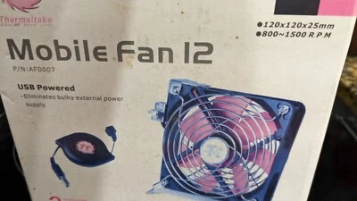 Ventilador móvil Thermaltake AF0007 USB 12 notebook escritorio 12 cm Foto 1 de 4