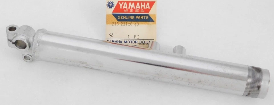 1 NOS Genuine 68-70 YAMAHA YG5T L5T YG5S L5TA Outer Fork Tube 1 OEM 215-23126-40 - Image 1 of 3