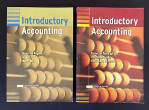 2 Book Set, Introductory Accounting, Andrew Duncan, Australian Finance Textbooks - Picture 1 of 3