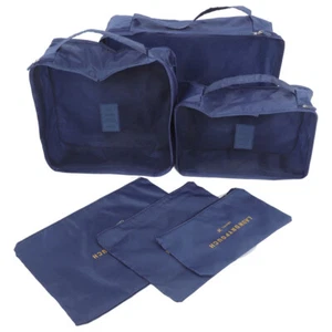 6 Pcs Underwear Storage Bag Travel Luggage Organizer Packing Bags - Picture 1 of 12