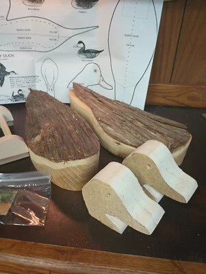 Ruddy  Duck Carving Cedar Caving Kit - Image 1 of 4