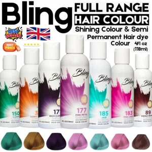 Bling Shining Colour Semi Permanent Haarfarbe 118ml - alle Farben!! UK Stock!! - Bild 1 von 59