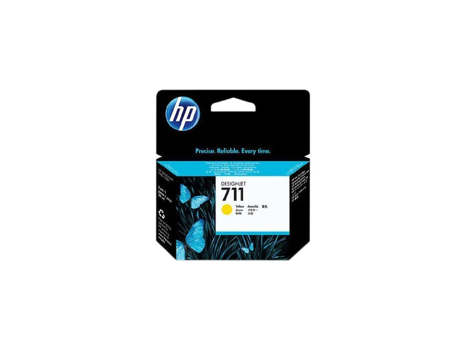 HP 711 Ink Cartridge - Yellow - Image 1 of 1