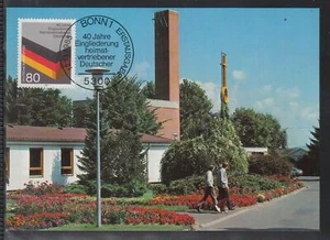 A 199 ) schöne Maxikarte MC Deutschland 1985 - Einbeziehung vertriebener Deutscher - Bild 1 von 1