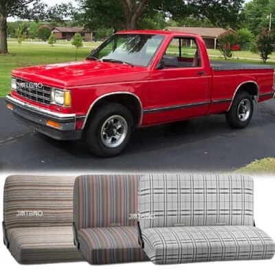Цельный чехол на сиденье для скамьи седла пикапа Chevrolet S10 1982-1991 годов выпуска - Изображение 1 из 4