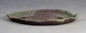 Tokoname Leaf-shape Bonsai Pot by Ryugaku, #114F7 : 157*85*H18mm - Picture 1 of 7