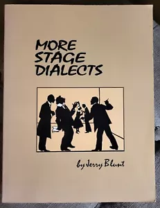 Jerry Blunt MORE STAGE DIALECTS 1996 Paperback 56 Accents for Actors VERY GOOD - Picture 1 of 6