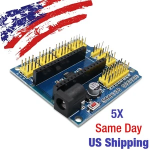 Arduino Nano I/O Expansion Shield Module Sensor Prototype USA SHIP TODAY! 5PCS - Picture 1 of 2