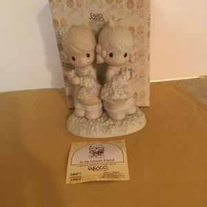 Precious Moments Figurine To My Forever Friend 1985 (# 3138) With Box - Picture 1 of 11
