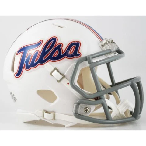 TULSA GOLDEN HURRICANE NCAA Riddell SPEED Authentic MINI Football Helmet Cover