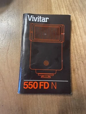 Vivitar 550FD Flash M/P/O Instruction Manual - Image 1 of 2