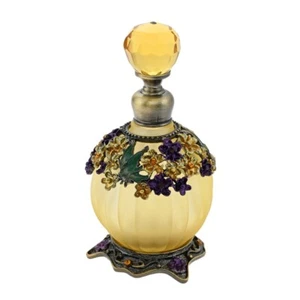 25ml Metal Pumpkin Crystal Empty Perfume Bottle Refillable Container Gift Decor - Picture 1 of 10
