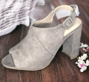 SANDALI CON TACCO DOROTHY PERKINS TAUPE 'SAVO' - NUOVI CON ETICHETTE - TAGLIA UK 3 - Foto 1 di 6