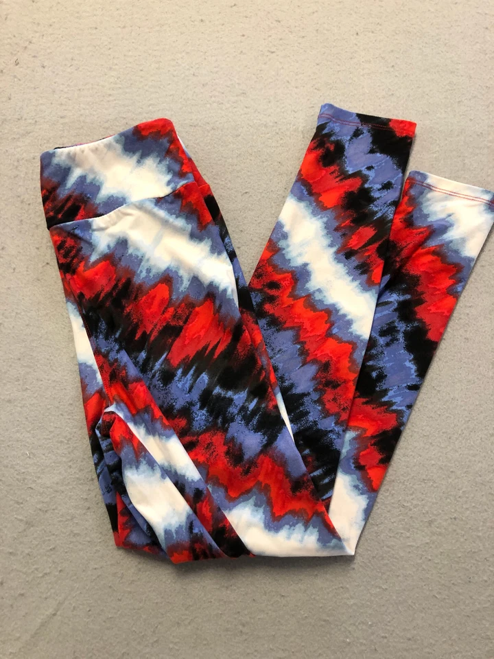 LulaRoe Bottoms Women's One Size Mutlicolored Tie-Dye Stretchy Leggings - Image 1 of 4