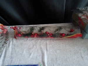 Adventsgesteck/Glasröhre/Teelichter/geschmückt/neu - Bild 1 von 5