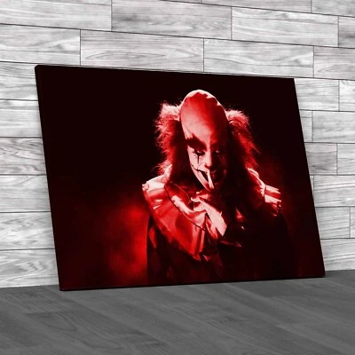 Joker Hush Red Canvas Print Large Picture Wall Art - Image 1 of 4