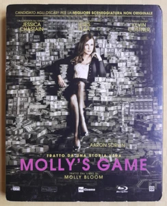 JESSICA CHASTAIN: MOLLY'S GAME (2017) - BLU-RAY ITALIANO 01 DISTR. SLIPCASE - Foto 1 di 6