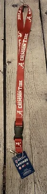 Alabama Crimson Tide Lanyard Keychain Key strap  Wincraft New! NCAA Licensed - Image 1 of 4