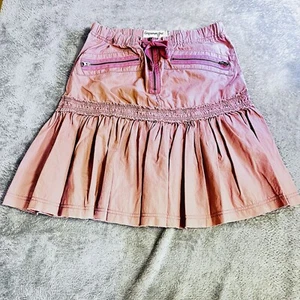 Cinnamon Girl Skirt Girls 11/12 Ruffle Pink Ra Ra Swing Retro Adjustable Waist - Picture 1 of 17