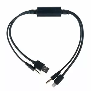 Car USB 3.5MM AUX Adapter Interface Cable for BMW MINI Cooper for iPod iPhone US - Picture 1 of 1