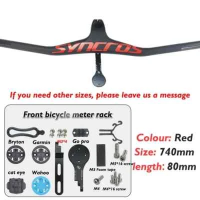 Mountain MTB Bicycle Carbon Integrated Handlebar -17 Degree with Mount Stand - Image 1 of 4