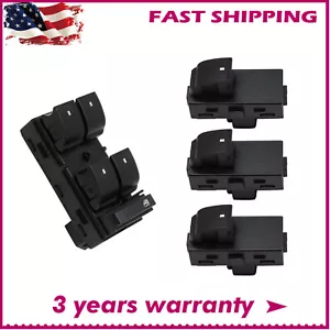 Set Of 4 Window Switch Fit For 2007-2014 Chevrolet Silverado 3500 2500 HD - Picture 1 of 8
