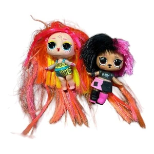 LOL Surprise Puppen Set 2 Hair Goals Puppen Spielzeug New Wave & Metallküken - Bild 1 von 4