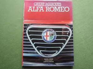GREAT MARQUES ALFA ROMEO by David Owen Hard Cover Book - Picture 1 of 23