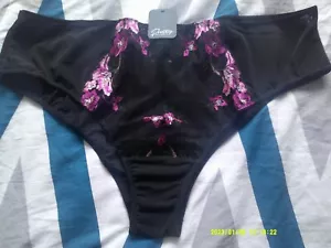 UK 26 - Slip donna Pretty Secrets nuovo nero multi taglia UK 26 (EU 54) - Foto 1 di 1