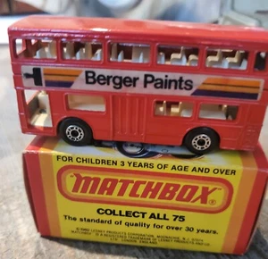Matchbox #17 1972 LONDON BUS - Picture 1 of 3
