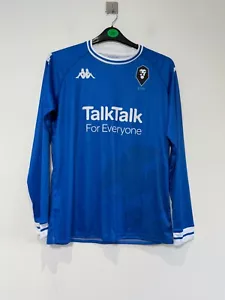 Salford City Fußballtrikot Langarm Kappa Größe L blau - Bild 1 von 8