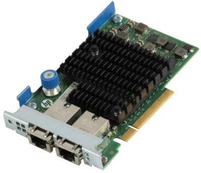 NETZWERK KARTE MODULE HP 561FLR-T 701525-001 DUAL PORT 10GBE PCI-E 2xRJ45 - Bild 1 von 2