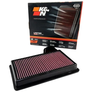 Luftfilter Filter K&N 33-5029 für Ford Mustang GT 5.0 V8 3.7 V6 2.3 L4 Bullitt - Bild 1 von 6