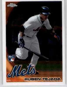 2010 Topps Chrome Ruben Tejada Rookie RC Insert MLB PWE Mets #201 - Bild 1 von 2