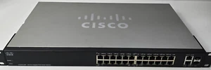 Cisco SG200-26P 26-Port Gigabit PoE Smart Switch - Picture 1 of 5