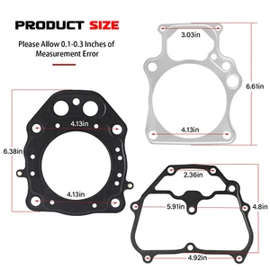 ATV Top End Gasket Kit #12315-HR0-F01 For Honda Rancher 420 TRX420 2009-2024 New - Picture 1 of 10