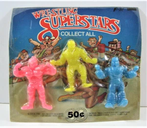 Vintage Wrestling Super Stars Toys Prizes Old Gumball Vend Machine Disp Card #17 - Picture 1 of 1