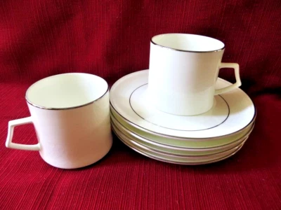 6 piezas - Mikasa Bone China 2 tazas de té y 4 salsas Narumi - Japón Rochelle 172 ¡Bonito! Foto 1 de 4