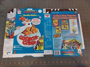 Vintage Ralston Vanille Oblate Cookie knusprige Müslischachtel nie geklebt oder gebogen Zauberer - Bild 1 von 7