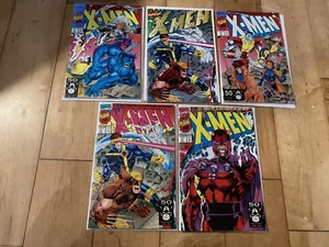 X-Men #1 complete set of all 5 Covers A B C D & E - Jim Lee - 1991 - NM 9.4+ - Picture 1 of 7