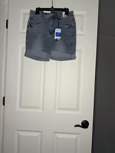 Judy blau hohe Taille Bauch Kontrolle Top Shorts Größe Large blau neu mit Etikett - Bild 1 von 2