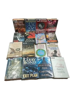 Hardcover fiction books Bulk Lot 10- 30 best selling authors randomly pick - Picture 1 of 13
